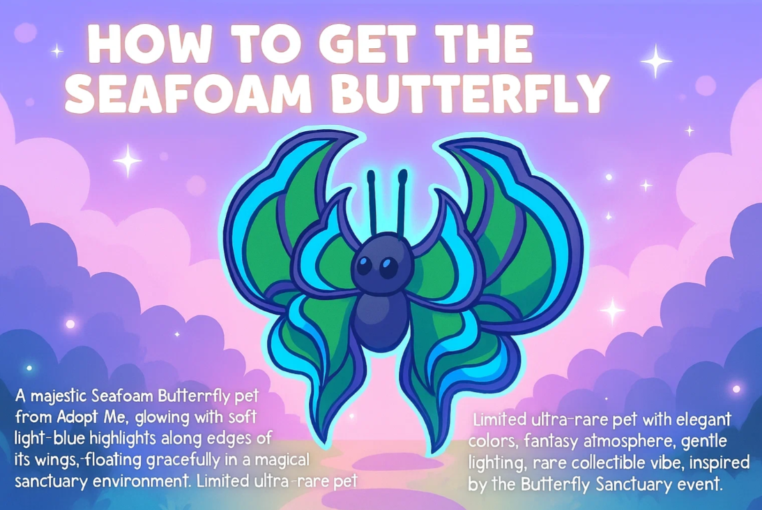 How to Get the Seafoam Butterfly in Adopt Me! – Full Guide, Tricks, Odds & Trading Tips